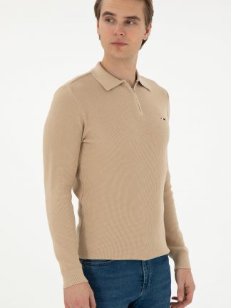 پلیور مردانه بژ یو اس پولو