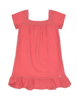 پیراهن دخترانه صورتی تیره یو اس پولو