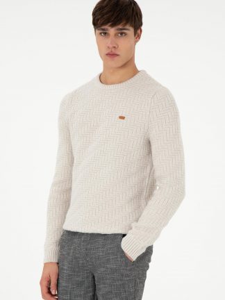 پلیور مردانه طوسی یو اس پولو