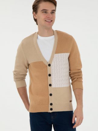 ژاکت مردانه بژ یو اس پولو