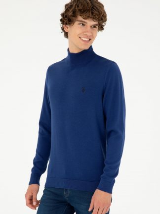 پلیور مردانه نیلی یو اس پولو