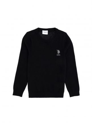 پلیور پسرانه مشکی یو اس پولو