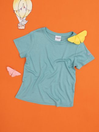 تی شرت دخترانه نعنایی یو اس پولو