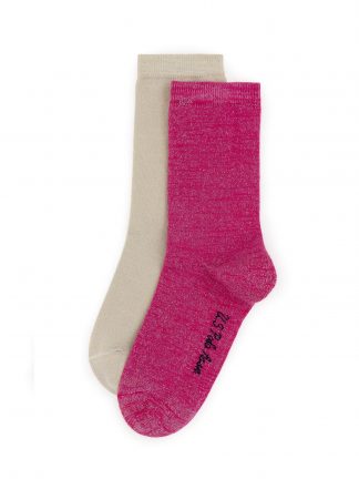 جوراب زنانه صورتی روشن یو اس پولو