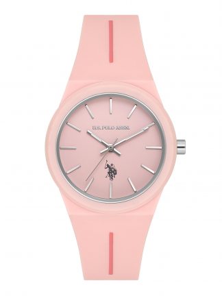 ساعت مچی زنانه صورتی یو اس پولو