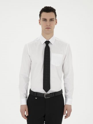 پیراهن رسمی مردانه سفید پیرکاردین