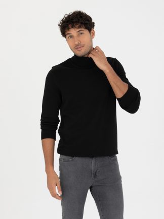 پلیور مردانه مشکی پیرکاردین