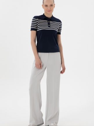 شلوار راحتی زنانه طوسی یو اس پولو