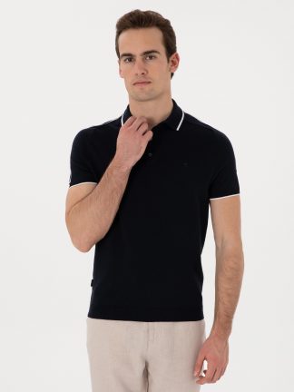 پولوشرت مردانه سرمه ای پیرکاردین