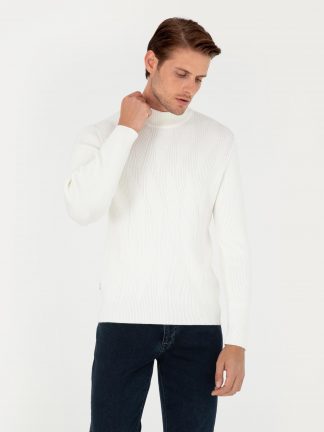 پلیور مردانه بژ پیرکاردین