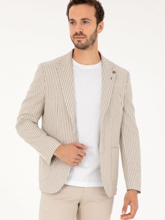 کت مردانه بژ یو اس پولو