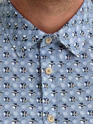 پیراهن مردانه سرمه ای کاشارل