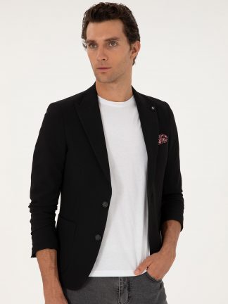 کت مردانه مشکی کاشارل