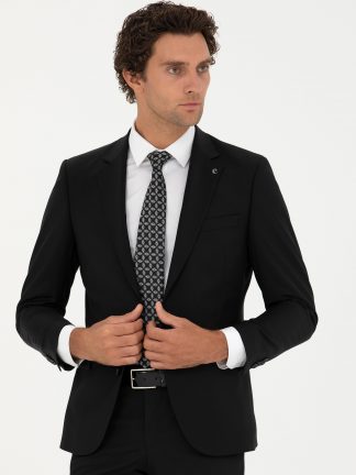 کت مردانه مشکی کاشارل