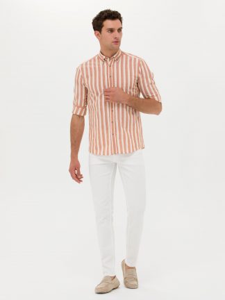 پیراهن مردانه آجری کاشارل