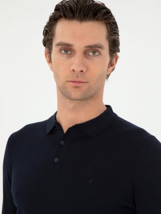 پلیور مردانه سرمه ای کاشارل