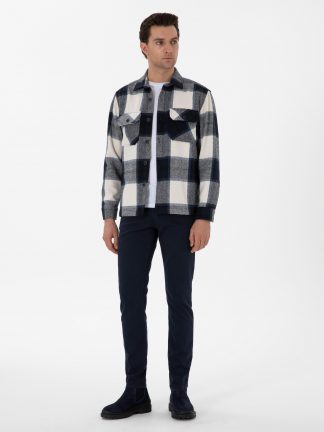 پیراهن مردانه سرمه ای کاشارل