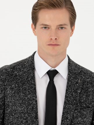 کت مردانه خاکی ملانژ کاشارل