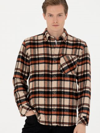 پیراهن مردانه آجری کاشارل