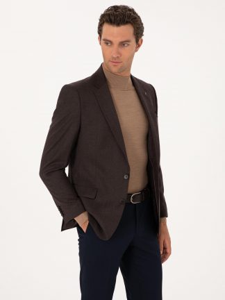 کت مردانه قهوه ای کاشارل