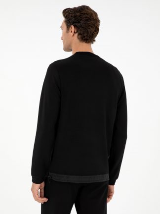 سویشرت مردانه مشکی کاشارل