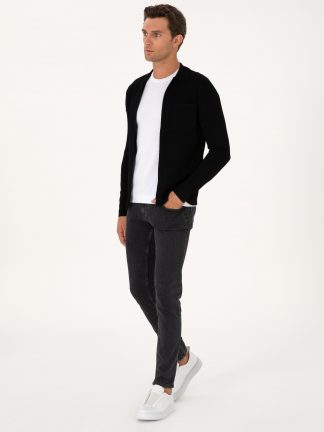 ژاکت مردانه مشکی کاشارل