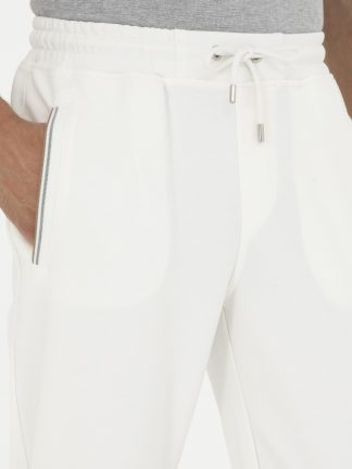 شلوار راحتی مردانه سفید کاشارل