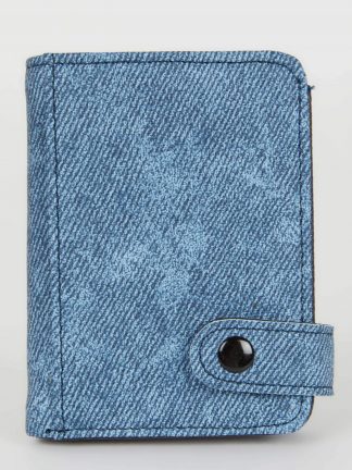 کیف پول و کارت مردانه سرمه ای دفکتو