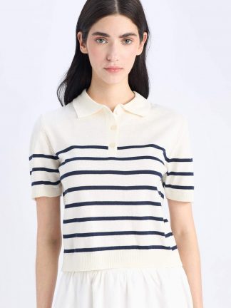 پلیور زنانه بژ دفکتو