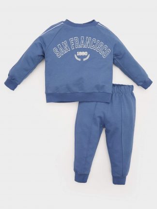 ست لباس نوزادی پسرانه آبی دفکتو