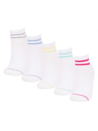 جوراب زنانه سفید دفکتو