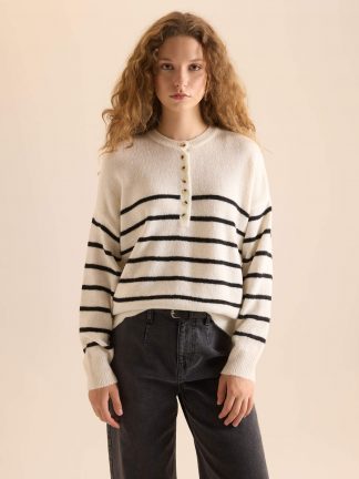 پلیور زنانه بژ دفکتو