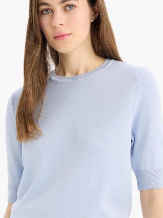 پلیور زنانه آبی دفکتو