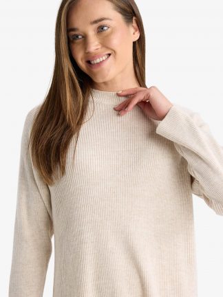 پلیور زنانه بژ دفکتو