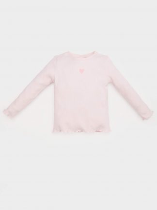 تی شرت نوزاد دختر صورتی روشن دفکتو