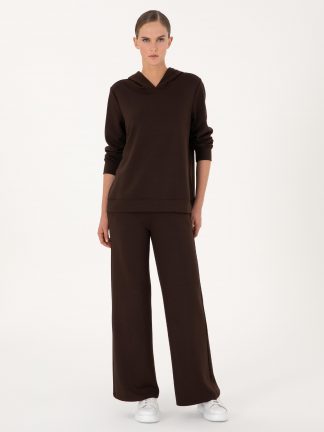 شلوار راحتی زنانه قهوه ای پیرکاردین