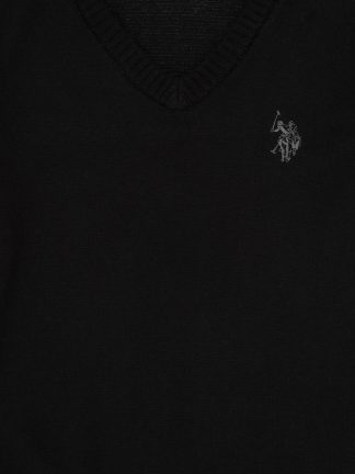 پلیور پسرانه مشکی یو اس پولو