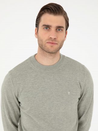 پلیور مردانه خاکستری روشن پیرکاردین