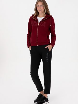 شلوار راحتی زنانه مشکی یو اس پولو