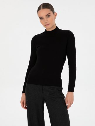 پلیور زنانه مشکی پیرکاردین