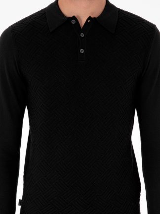 پلیور مردانه مشکی پیرکاردین