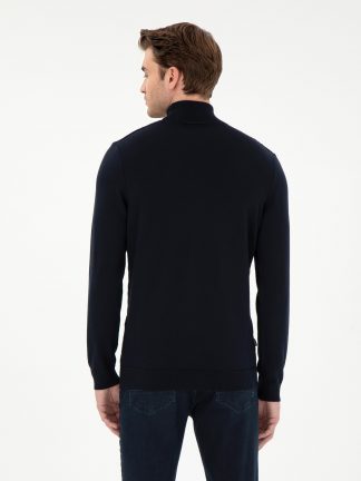 پلیور مردانه سرمه ای پیرکاردین