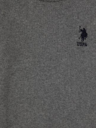 پلیور پسرانه خاکی ملانژ یو اس پولو