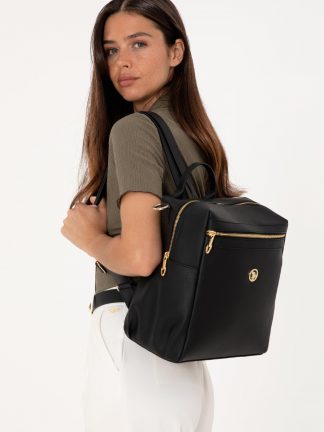 کوله پشتی زنانه مشکی یو اس پولو