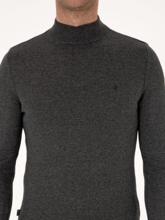 پلیور مردانه خاکستری تیره پیرکاردین