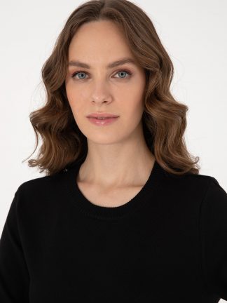 پلیور زنانه مشکی پیرکاردین