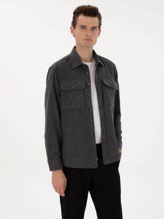 ژاکت مردانه خاکستری تیره پیرکاردین