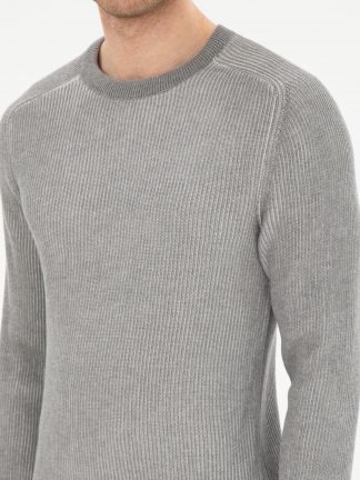 پلیور مردانه خاکستری روشن پیرکاردین