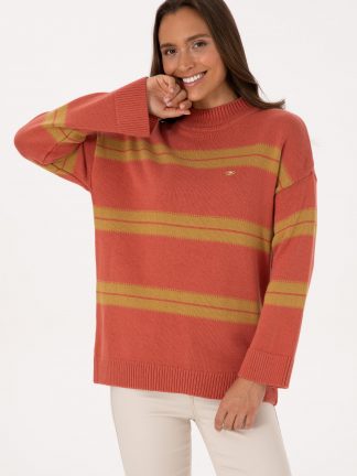 پلیور زنانه گلبهی یو اس پولو