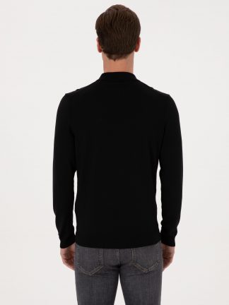 پلیور مردانه مشکی کاشارل